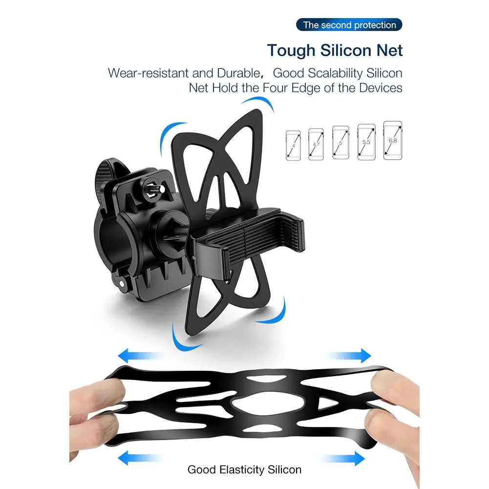  Für iPhone 7 8 X XS Telefon Halter Fahrrad Zubehör Bike Lenker Clip Stehen GPS Halterung Handy Halt