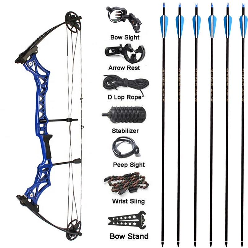 30 55 Pound Archery Bow 300 Feet Per Second Compound Bow Power Ratio 80 Outdoor Archery Hunting