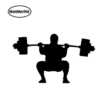 

HotMeiNi Weight Lifting Lifter Decal vinyl sticker for Car SUV Truck Window Bumper Laptop Wall Decals stickers