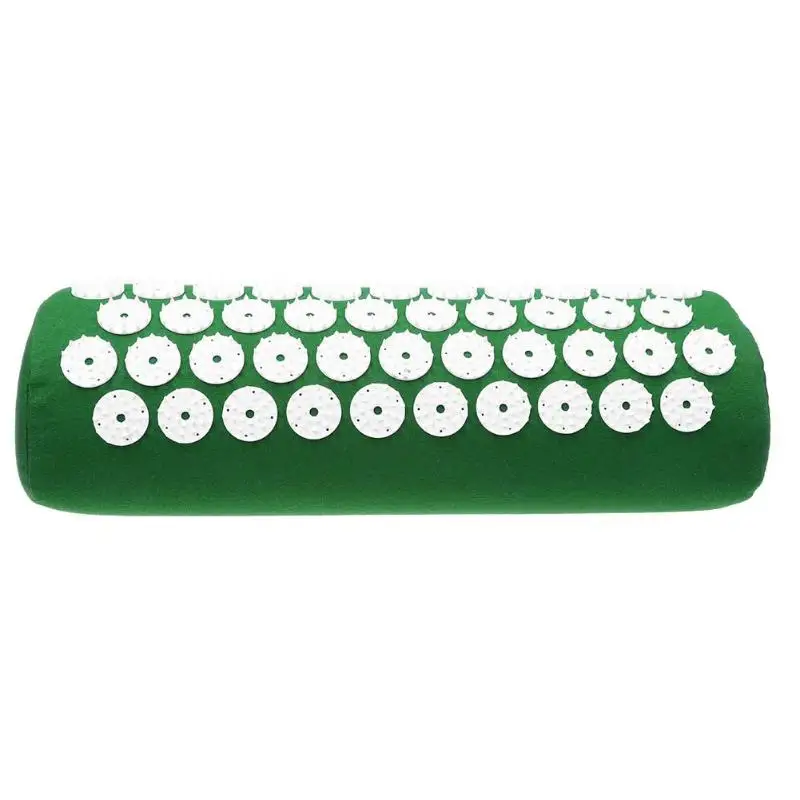 Green pillow Макет головы массажный Массажер для иглоукалывания коврик расслабляющий облегчающий Стресс Боль йога коврик подушка для акупрессуры Подушка Прямая - Цвет: Green pillow