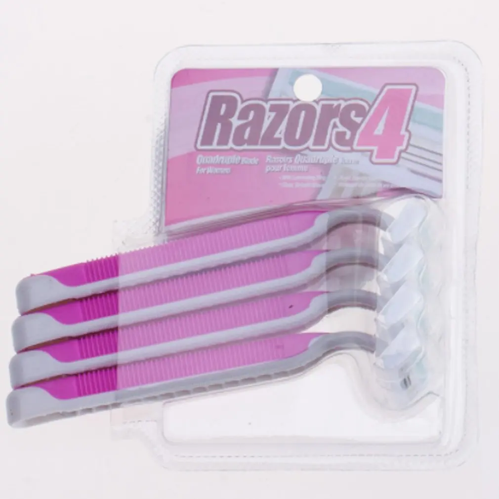 

4pcs Women Shaver 3 Layer Blades and 1pc Razor machine Lady Razor