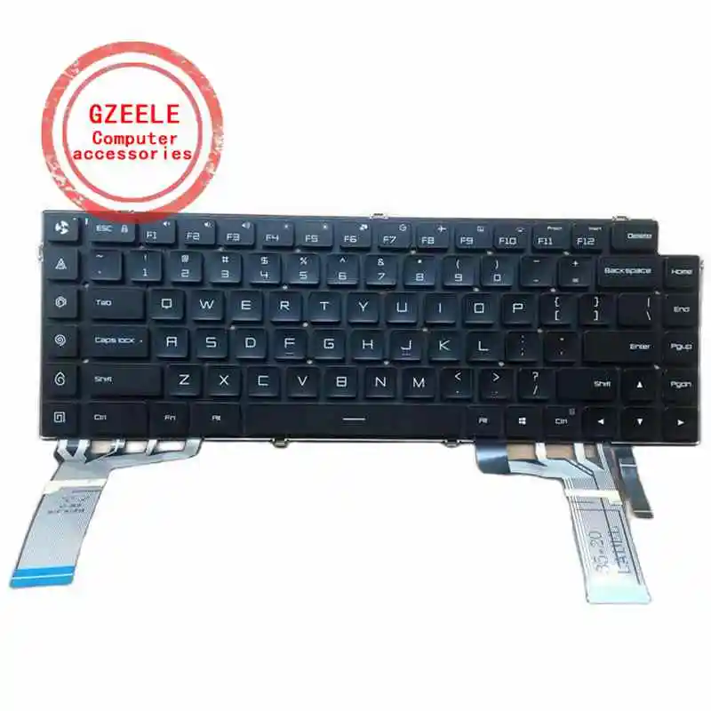 Teclado Retroiluminado Rgb para Notebook de Jogos Xiaomi mi Colorido 15.6 Aetmau00110 Mim17l9 171502-aa Xmg1902 Tm1801 us ru