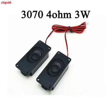 

cltgxdd 1pair 4ohm 3W DIY Speaker for LCD TV With Wire Embedded Mini Box Loudspeake 70mm x 31mm thick 17mm