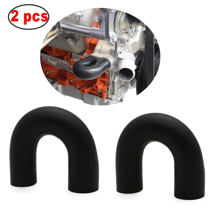 2 Pack for LS Heater Core Delent Bypass Hose Coolant Crossover Fit for LS1 LSX LS2 LS3 LQ4 LQ9