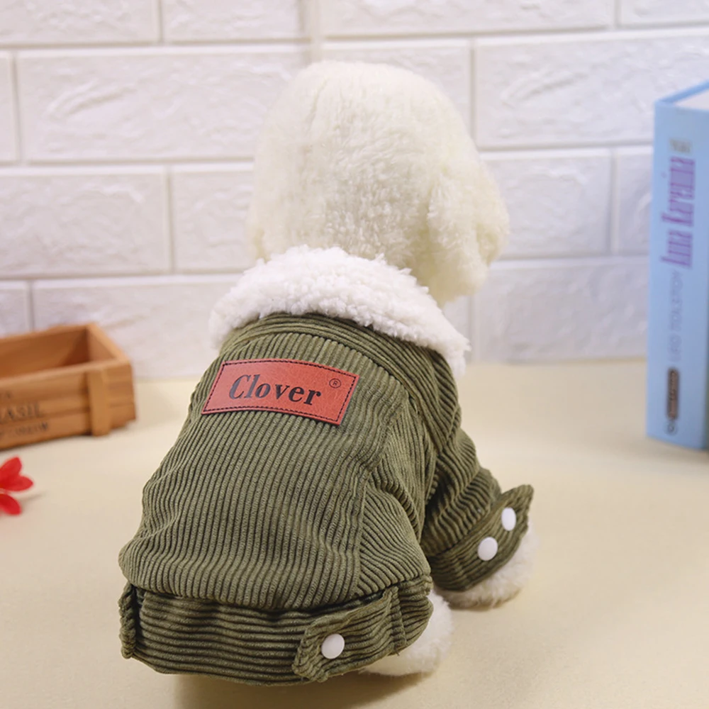 Куртка для питомца, зимняя теплая толстая одежда для собак, мягкая хлопковая одежда для собак, одежда для маленьких, средних и больших собак, чихуахуа, французского бульдога