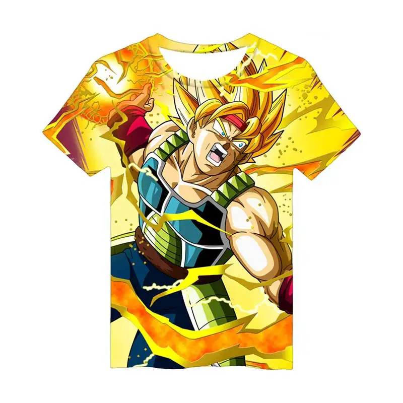 dragon ball Z Super Saiyan vegeta 3d принтом для детей, футболка в стиле японского аниме футболка Летняя модная детская одежда, футболка на 3-8, 9, 10, 12 лет
