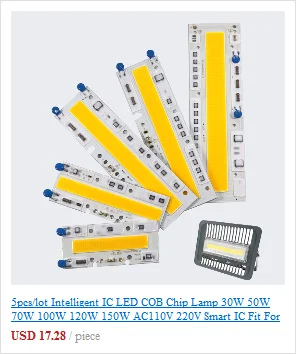 Смарт IC высокой светодио дный мощности светодиодные матрицы для проекторов 20 Вт 30 Вт 50 Вт 110 V 220 V DIY прожектор COB светодио дный LED диодный