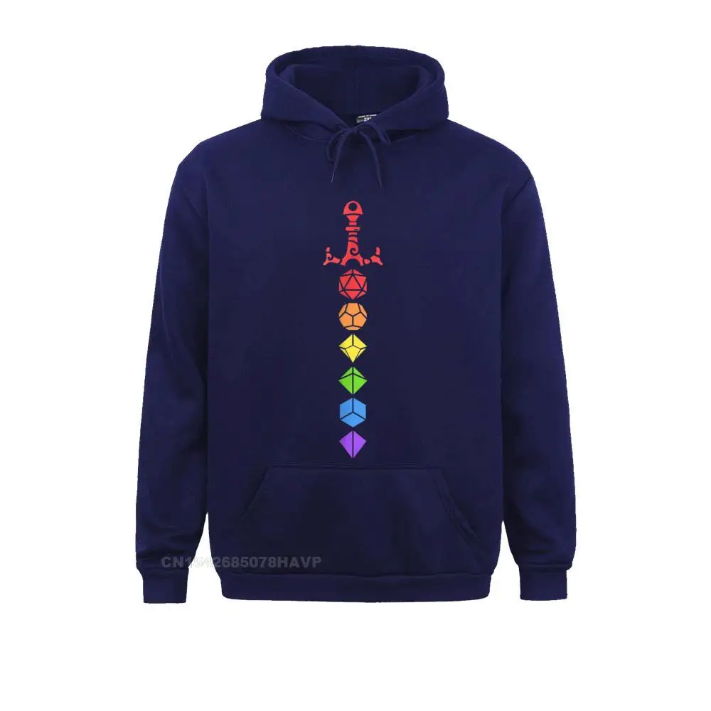 Printed Nerdy Polyhedral Dice Set LGBT Pride Geeky T-Shirt__1037 Student Sweatshirts Hot Sale Summer Long Sleeve Hoodies  Clothes Nerdy Polyhedral Dice Set LGBT Pride Geeky T-Shirt__1037navy