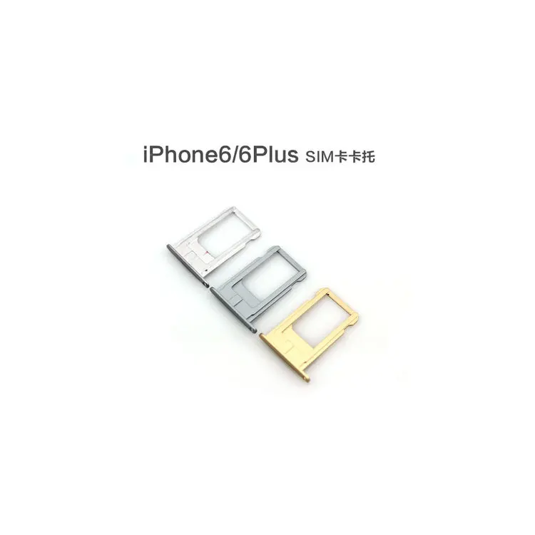 В произвольном цвете оригинальный sim карты держатель лотка Слот для Iphone 5s 6 6s 6Plus