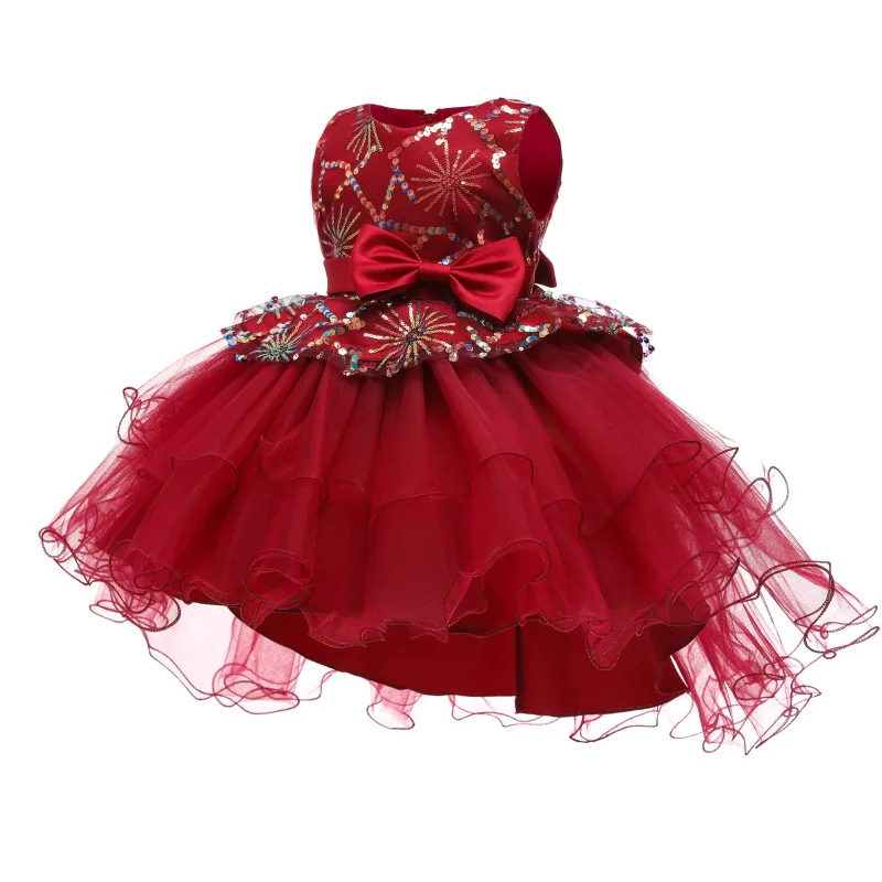 Платье детское Сетчатое без рукавов с бантом 2021 | Детская одежда и обувь