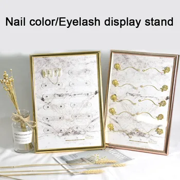 

Nail Gel Color Display Stand Eyelash Storage Book Eyelashes Try on Effect Exhibit Auxiliary Tool Nail Eyelash Accessories