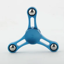 Синий три ручной Спиннер для пальцев стресс анти игрушки