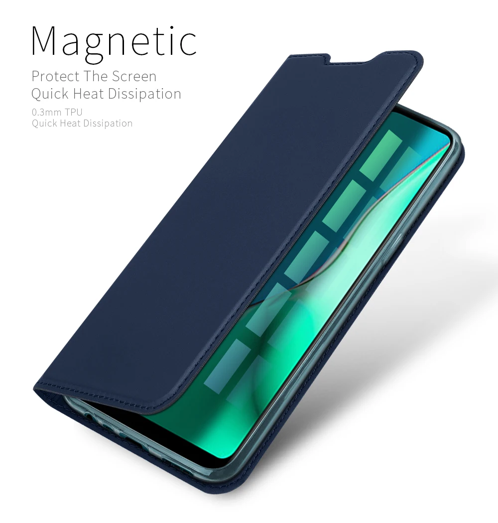 Чехол-книжка для OPPO A9 PCHM30, кожаный чехол-книжка для OPPO A5 PCHT30, Магнитный флип-чехол для телефона 6,5 дюйма