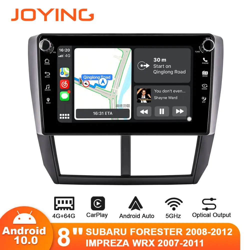 JOYFORWA 1 Din Car Radio Android Bluetooth Radio 7 Inch Screen GPS Navigation 4GB 32GB Support 4G LTE SIM WiFi Bluetooth Digital Out 