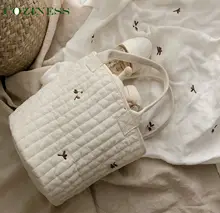 Sac de rangement confortable pour bébé, pochette de rangement pour articles divers, seau de rangement pour vêtements et jouets pour nouveau nés, sacs à main en coton, nouvelle offre spéciale