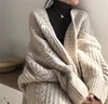 LMQ NEW Women Korean Casual Long Sweater Cardigan Soft Comfortable Solid Free Size Loose Long Sleeve Female Bat Sleeve Knitted ► Photo 1/6