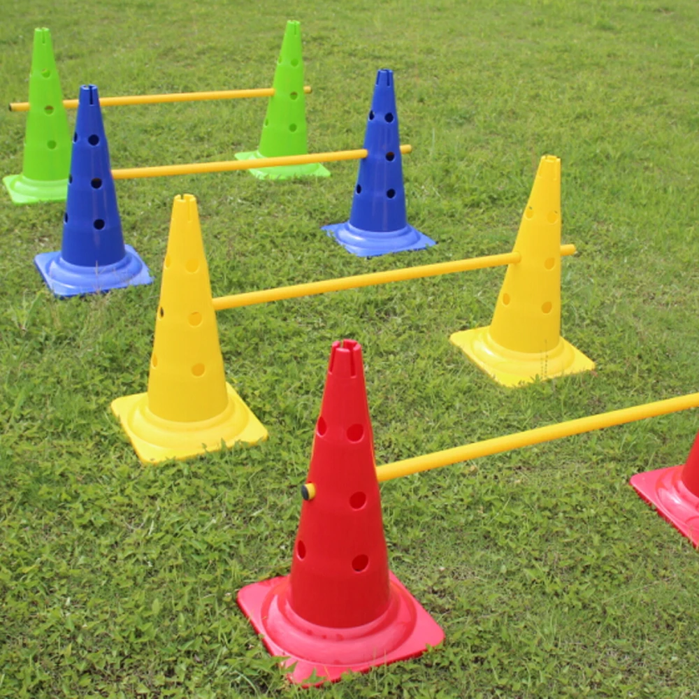 Dog Training Products Durable Dogs Running Jumping Stakes Pets Outdoor Sports Stake Pole Portable Pet Agility Equipment