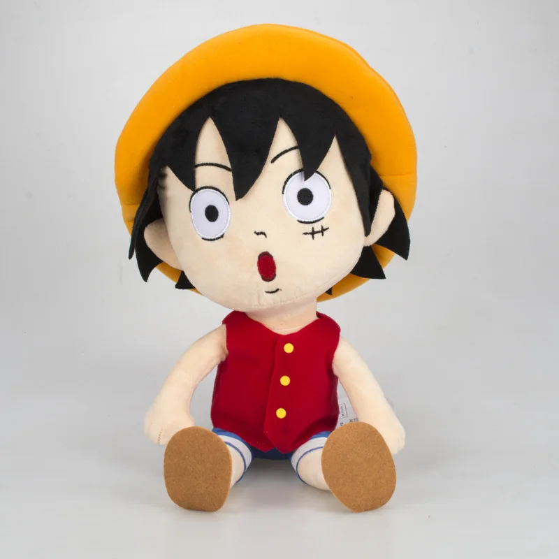 8 видов стилей Аниме цельная соломенная шляпа Luffy Roronoa Zoro Ace плюшевые Мультяшные детские игрушки Kawaii мягкие куклы для детей 23~ 24 см
