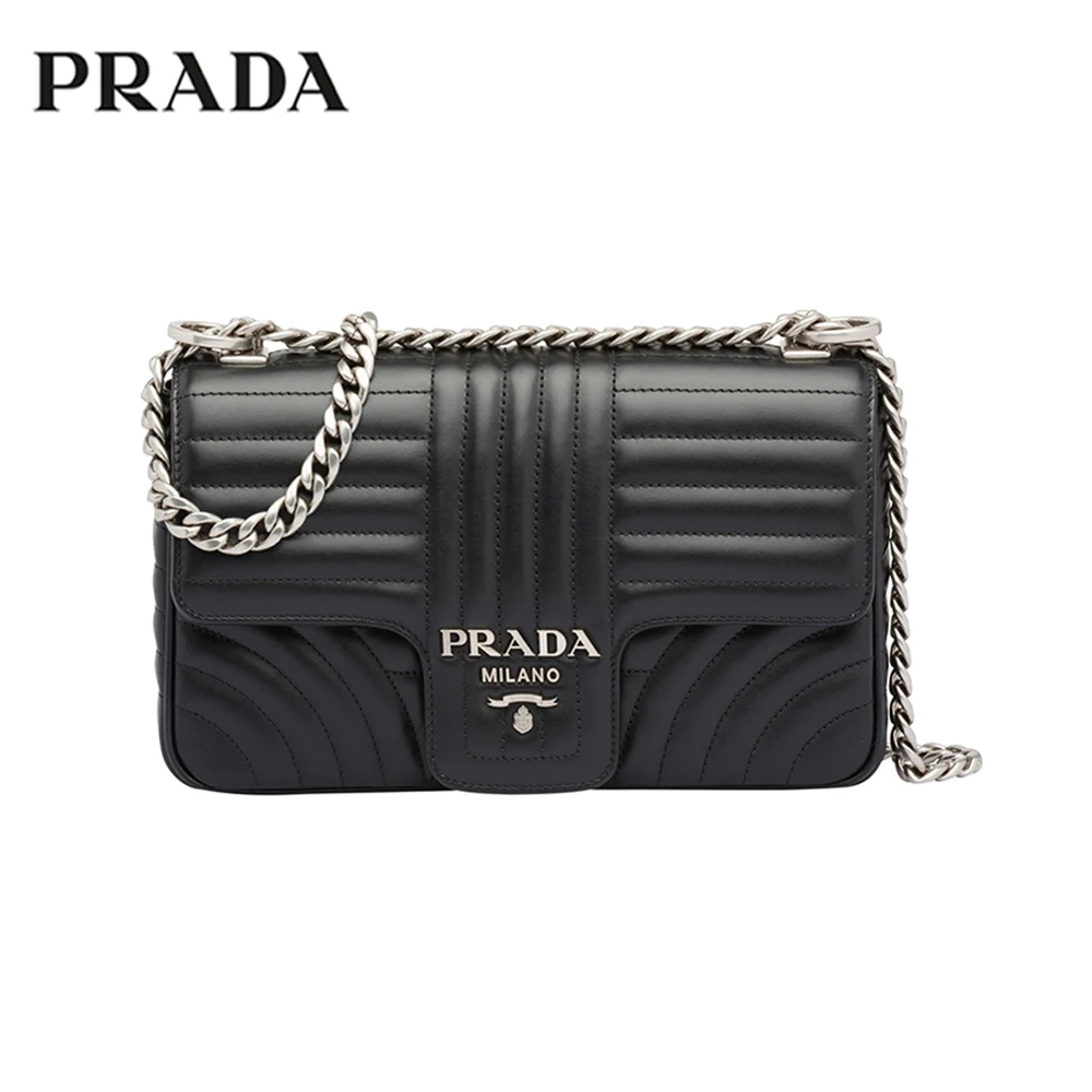 prada diagramme leather crossbody bag