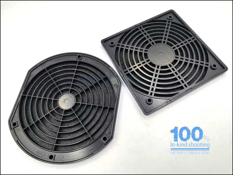 Dust Cover Plastic Dust-Proof Net Computer Case Fan Three in One Grille for  AC DC Fan Hot selling  17