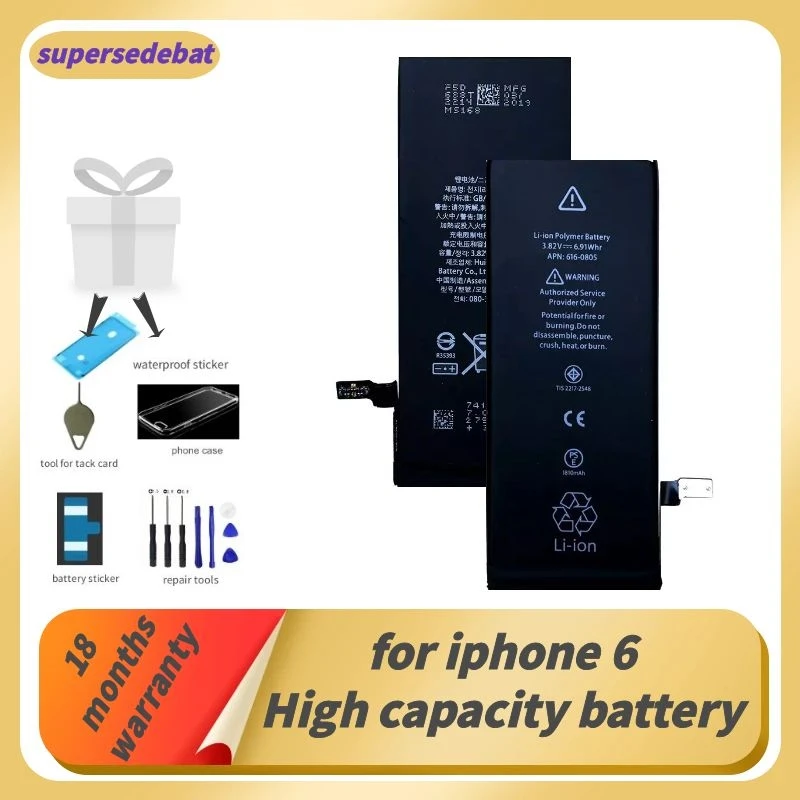 

Supersedebat for Iphone 6 Battery Bateria for Iphone 6 Accumulator Battery for Apple Iphone6 Accumulator Battery By Mobile Phone