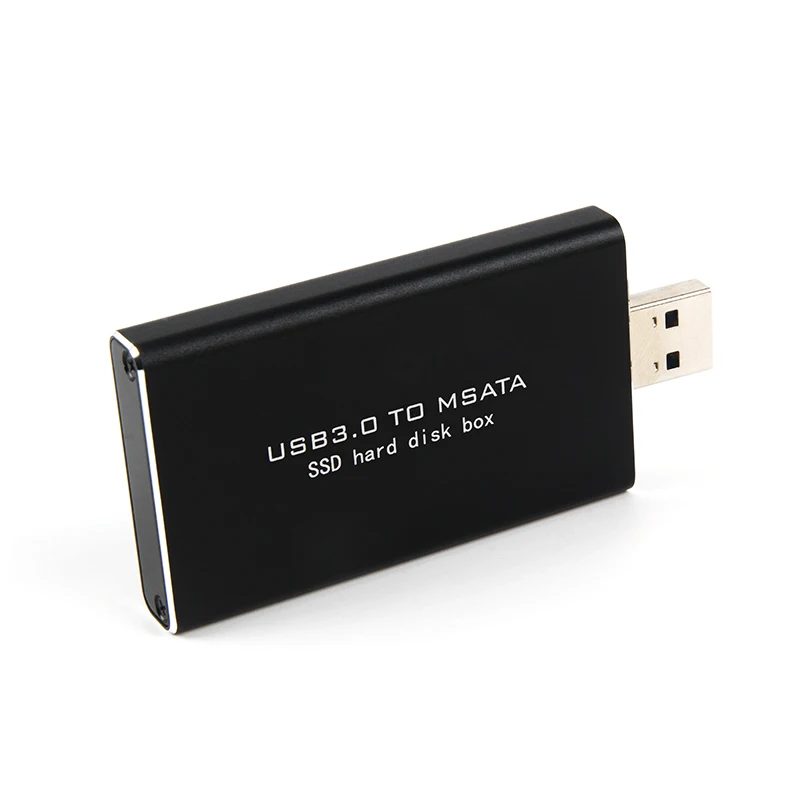 MSATA к USB 5 Гбит/с USB 3,0 к mSATA SSD корпус USB3.0 к mSATA чехол адаптер жесткого диска M2 SSD Внешний HDD мобильный ящик ASM1153E