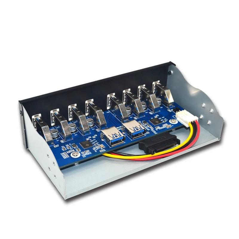 19 Pin до 8 портов USB 3,0 концентратор 5,25 дюймов CD-Rom отсек для привода CD Rom Передняя панель для компьютера чехол