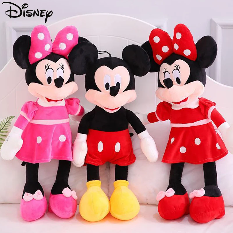 Hot Disney Mickey Maus Minnie Mickey Paare Puppe Plüschtiere Geschenk 35-100cm 