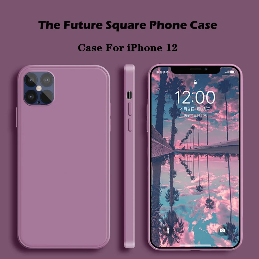 Liquid Silicone Phone Case For iPhone 12 11 Pro Max Original Official Soft Case For iPhone XR XS Max 7 8 Plus SE 2020 Cover Case Liquid Silicone Phone Case For iPhone 12 11 Pro Max Original Official Soft Case For iPhone XR XS Max 7 8 Plus SE 2020 Cover Case