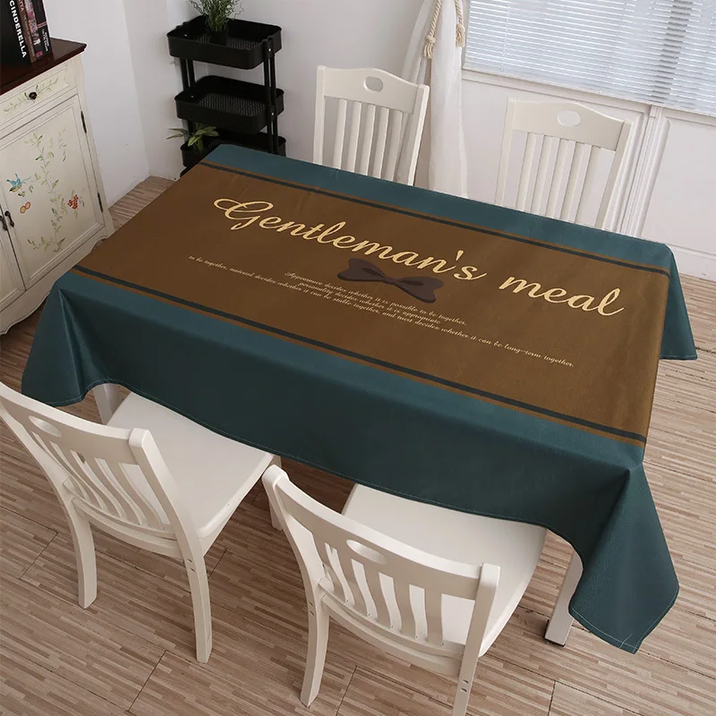 Скатерть из хлопка и конопли | Дом сад