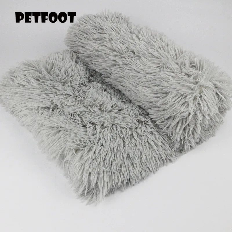 De Lujo Peluche de Mascota para cama mantas gato durmiendo tapetes para cachorro invierno cálido delgada perrera cojín suave de cubiertas para perros grandes colchón