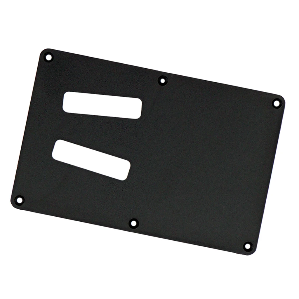 Electric Guitar Parts Back Cover Protector Plate Tremolo Cavity Cover Black