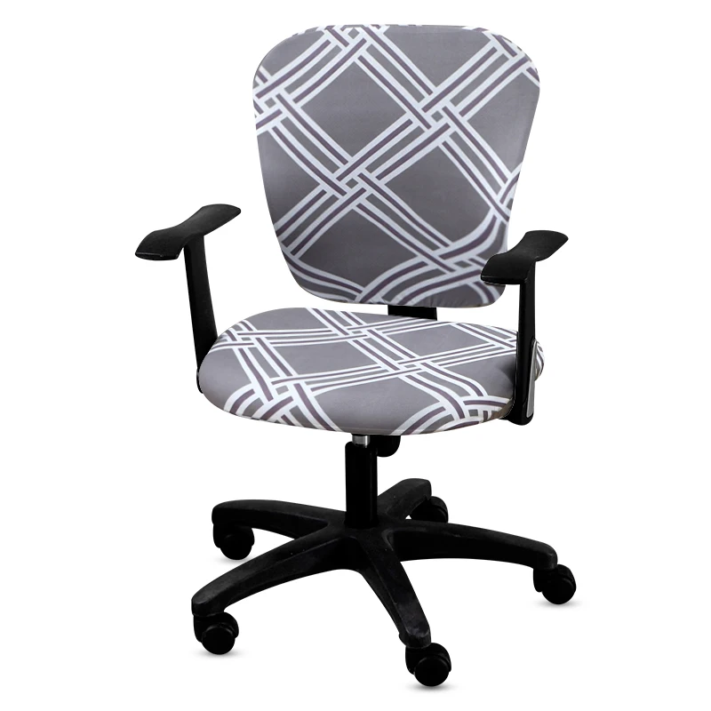 Чехол на компьютерное кресло печать спандекс чехлы для стульев разделительные чехлы для стульев со спинкой CH47066 - Цвет: 18