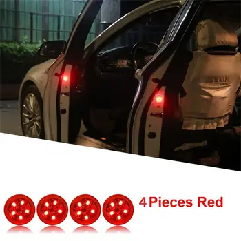 

4pcs LEDs Car Door Opening Warning Lights for Kia Rio 4 X-Line Lada Vesta VW POLO 6R 6C Ford Focus 3 MK3