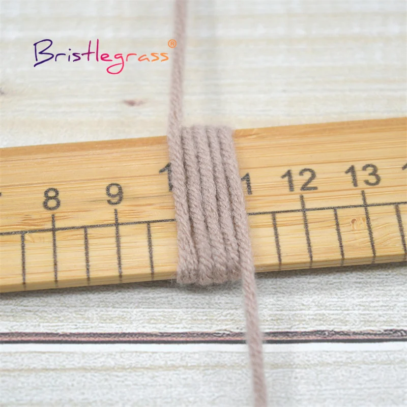 브리 슬레거 1 Skein 50g 아크릴 크로 셰 뜨개질 원사 5 가닥 우유 면화 스레드  스웨터 스카프 인형 직물 DIY 핸드 편직 공예