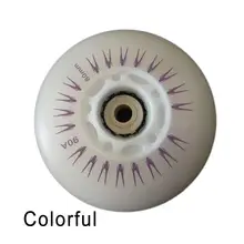 1 шт. наружные катания светящиеся колеса для роликов светодиодный ролики колеса 90A твердость колеса Inline Skating мигающее колесо Лидер продаж