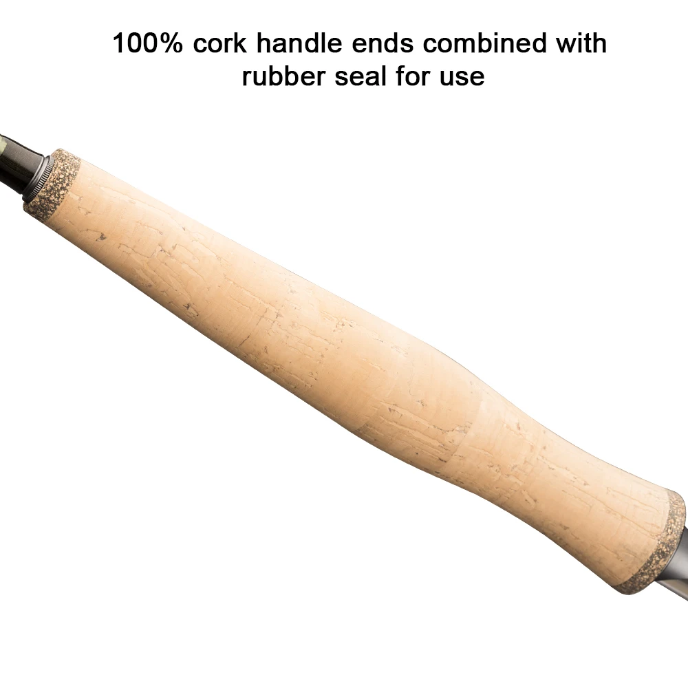 Obei Emerald  Fly Fishing Rod 8/9/10FT Light Weight Travel  Fly Rod Carbon Fiber Rod Medium Fast  4/5/6/7#Action River Fishing