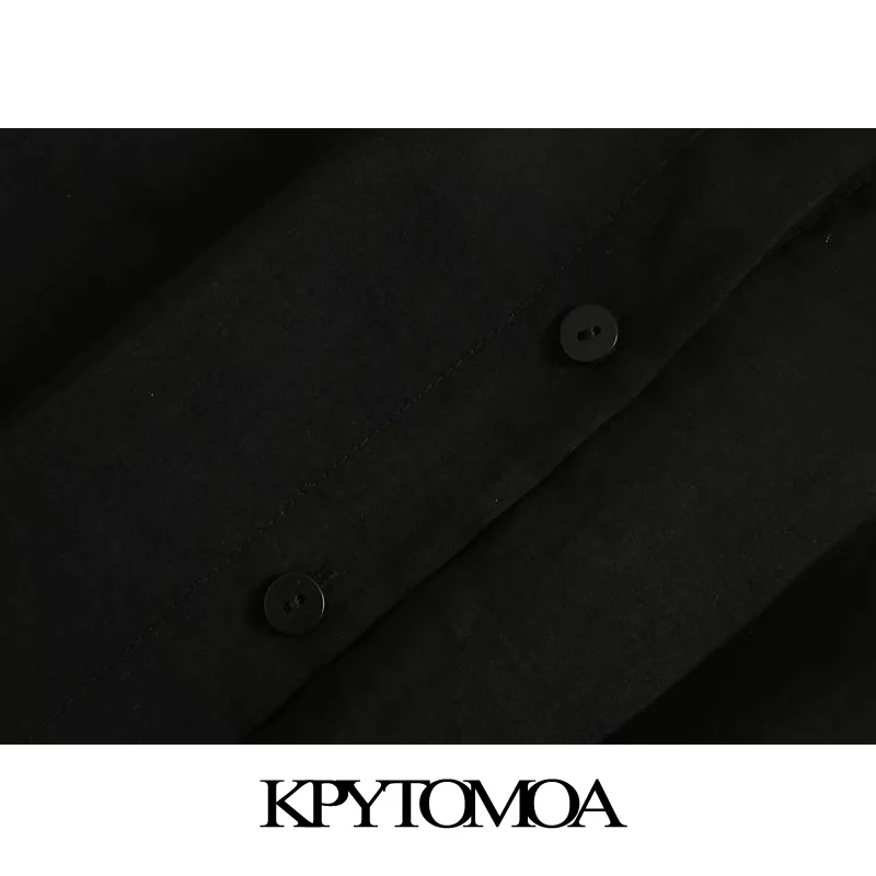 KPYTOMOA женское 2020 шикарное модное мини платье с пуговицами Винтажные эластичные