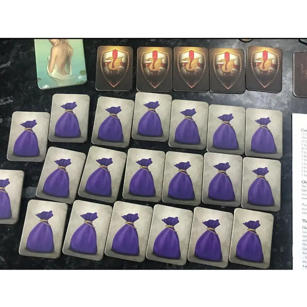 1 Набор устойчивая настольная игровая карта Avalon прочная Таро забавная бумага с