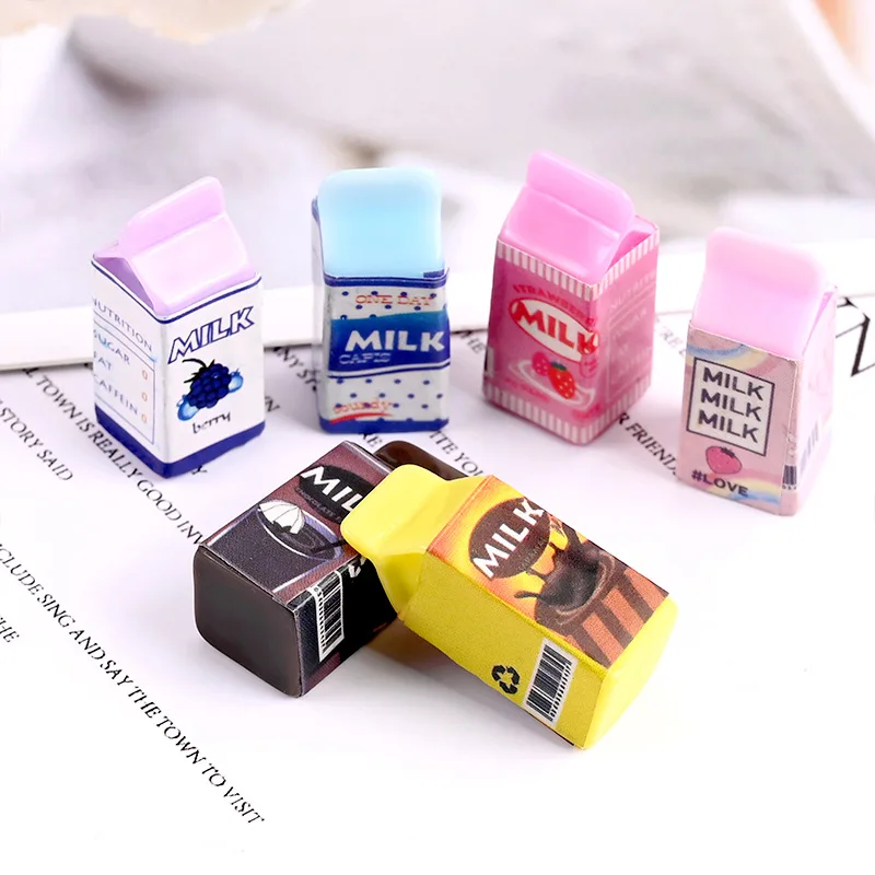 10Pcs 1/12 Dollhouse Miniature Food Mini Resin Milk Bottle Simulation Drinks Pretend Kids Play Kitchen Toy Dolls Accessories | Дом и сад