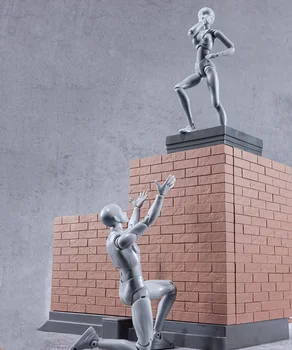 

Anime Figures BRICK WALL Black Color PVC Model Collectible Decoration Home Action Figurine BRICK WALL Doll Toys With Box