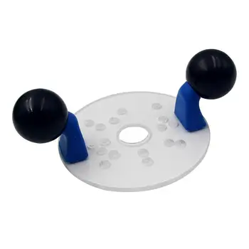 

Clear Acrylic Compact Router Sub-Base Wide Baseplate With Integral Handles Variable Speed Palm Router Compact Router Tool