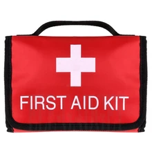Trousse de premiers soins Portable et étanche pour l'extérieur en voiture, sac pliable de grande capacité pour le traitement d'urgence en voyage ou en Camping