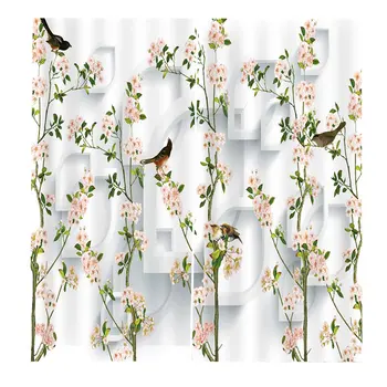 

170*200cm Curtains For Living Room Bedroom Window Curtains Printed Balcony Sun Shading BJQ-1431