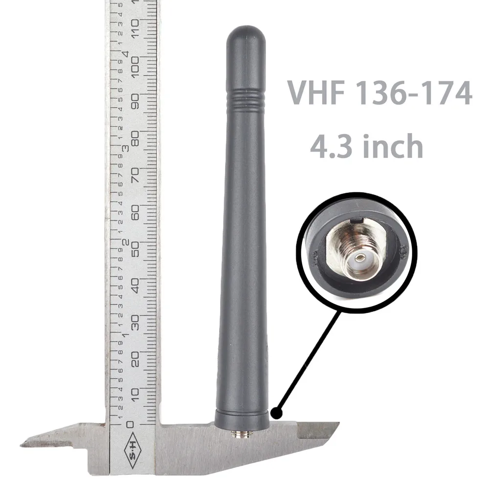 5PCS KRA-22 VHF Helical Antennas For  TK2160 TK2202 TK2212 TK2300 TK290 TK2302 TK2312 TK5210 NX200 Portable Radios