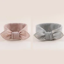 46*46 см маленький квадратный шарф-шаль, милая повязка для волос в стиле ретро с бантом для девочек, модный квадратный шарф в горошек