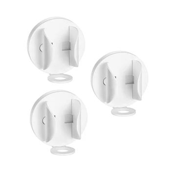 

Electric Toothbrush Holder Bathroom Organizer, 3Pcs Adhesive Wall Mounted Toothbrush Holder for Bathroom