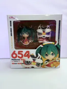 

Anime Game VOCALOID 654# Hatsune Miku Chinese New Year Lion Dance Ver. PVC Action Figure Collection Model Toys Gift Brinquedos