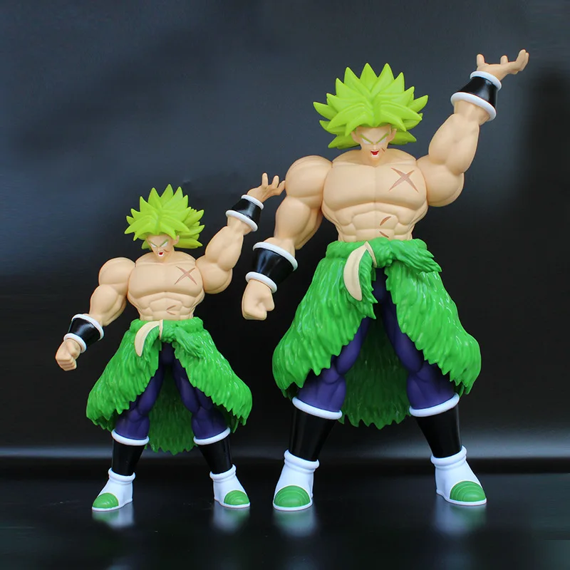 

[Temila] Big size 45cm Dragon Ball Super Saiyan Broli PVC Action figure Son Goku Statue Collection model toy kids child gift