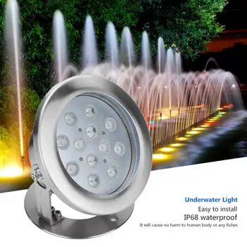

Submersible Vase Decoration 12W RGB Underwater LED Light Waterproof Fountain Lamp for Outdoor Swimming Pool